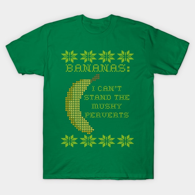 Bananas are terrible people T-Shirt by maxheron